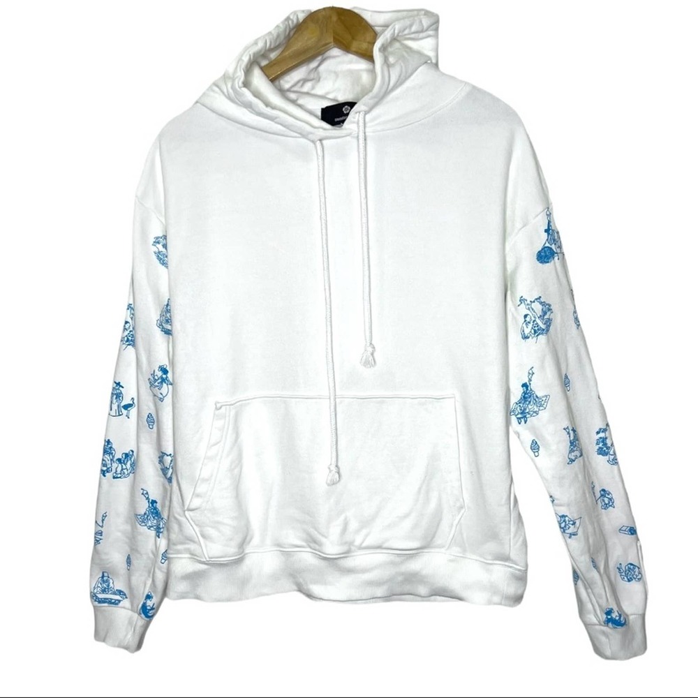 Sundae School x Yeonbun Sunbi White Pullover Sweatshirt Small